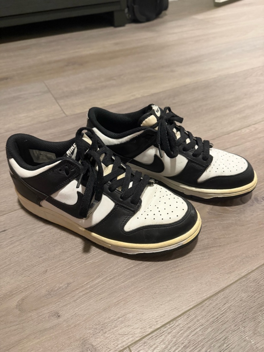 Nike Black and White Low-Top Sneakers